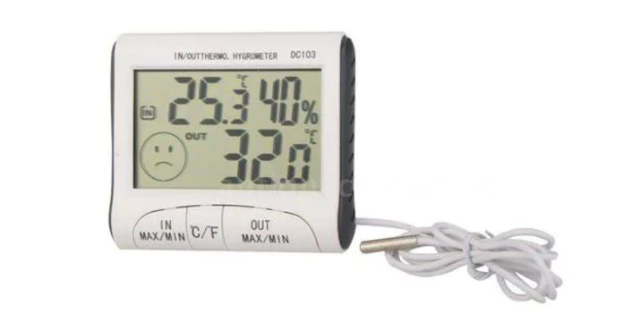 5,90€ για ένα Ψηφιακό Θερμόμετρο-Υγρόμετρο Εξωτερικού-Εσωτερικού Χώρου, με παραλαβή από την Idea Hellas και δυνατότητα πανελλαδικής αποστολής στο χώρο σας.Κωδ: 230.1870