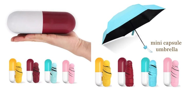 9,90€ από 19,90€ (-50%) για μια Honan Ομπρέλα με θήκη σε Σχήμα Κάψουλας mini pocket capsule umbrella, με παραλαβή από την Idea Hellas και δυνατότητα πανελλαδικής αποστολής στο χώρο σας.