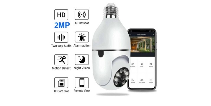 12,90€ για μία Κάμερα Παρακολούθησης Jortan  Wi-Fi Full HD 1080p, με παραλαβή από την Idea Hellas και δυνατότητα πανελλαδικής αποστολής στο χώρo σας.Κωδ: 230.18442